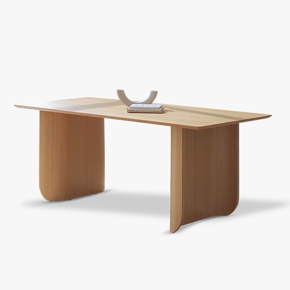 르비드 Eclore Wood Table - White Oak / Rectangle